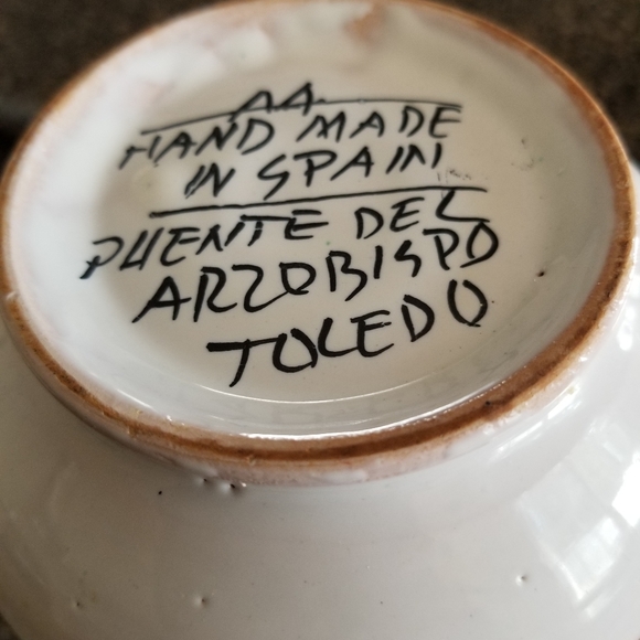 Puente Del Arzobispo Toledo Spain ceramic vase - Picture 4 of 7